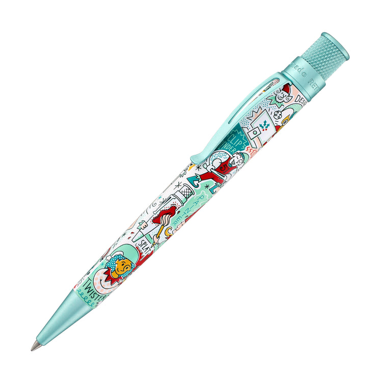 Retro 51 Goldspot Exclusive Tornado Rollerball in Elf Ink Works Artist Proof