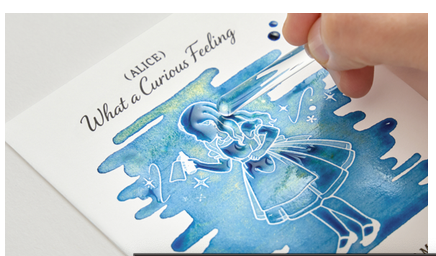 Wearingeul Alice's Color Swatch Postcard Set