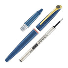 Cross ATX Americana Rollerball Pen in Blue PVD with Gold Appointments