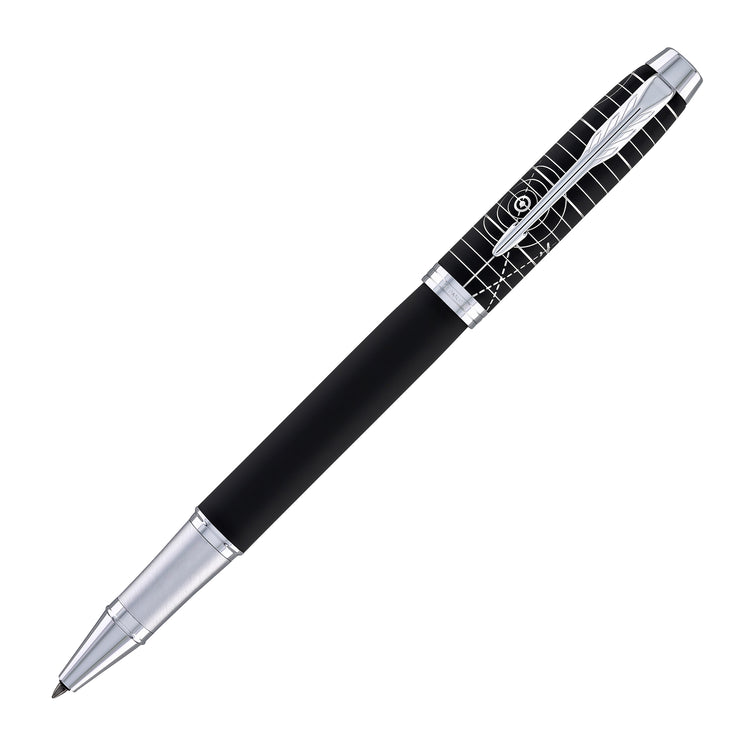Parker IM Rollerball Pen in Legacy of Flight with Chrome Trim
