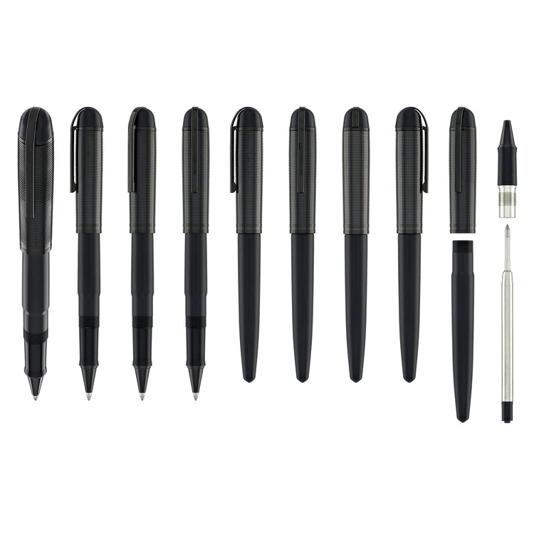 Wahl Eversharp Skyline Rollerball Pen in Aviator Black Trim