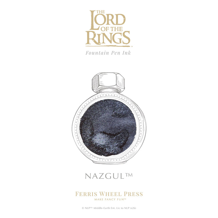 Ferris Wheel Press Lord of the Rings Themed Pen & Ink Set in Nazgul