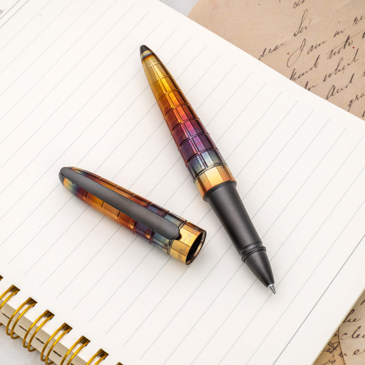 Diplomat Aero Rollerball Pen in Rhomb Flame