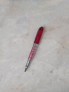 Misfit Item 0085 Laban Enamel Rollerball Pen in Pink Ovals