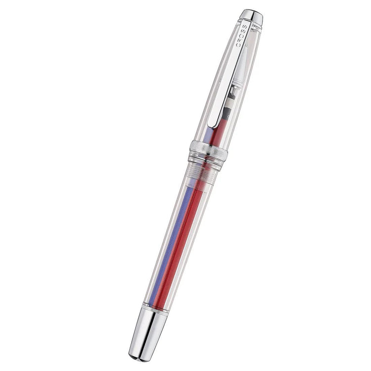 Cross Lume Americana Ballpoint Pen Decorative Refill Gift Set in Translucent Clear Resin
