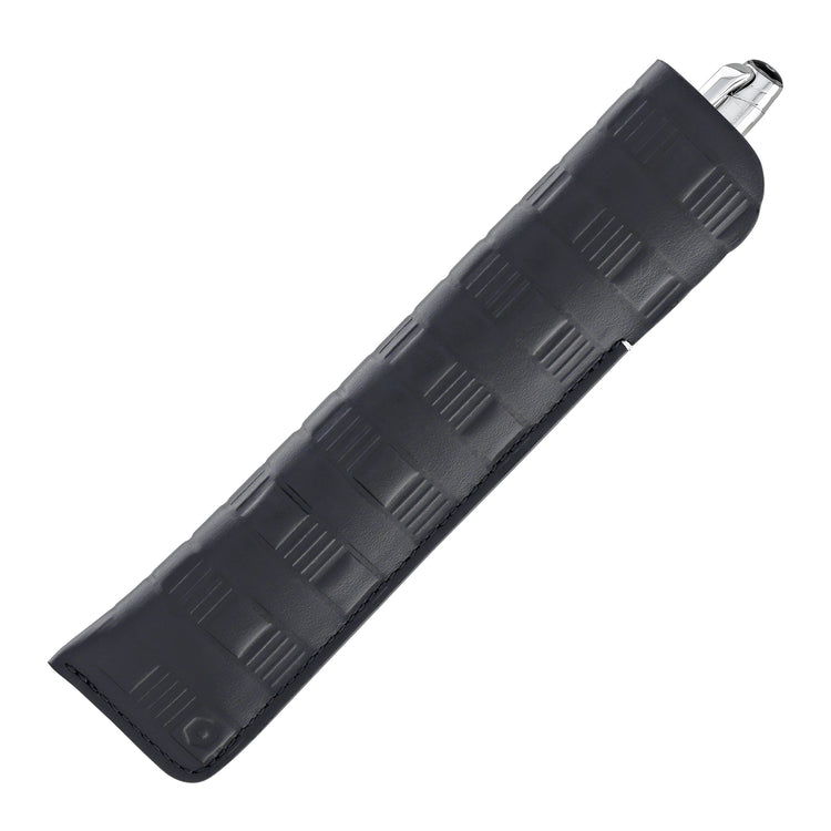 Caran d'Ache Leman Ballpoint Pen in Damier Gift Set with Leather Case - Special Edition