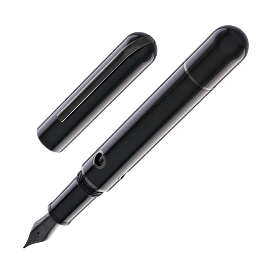 Narwhal Nautilus Fountain Pen in Cephalopod Black