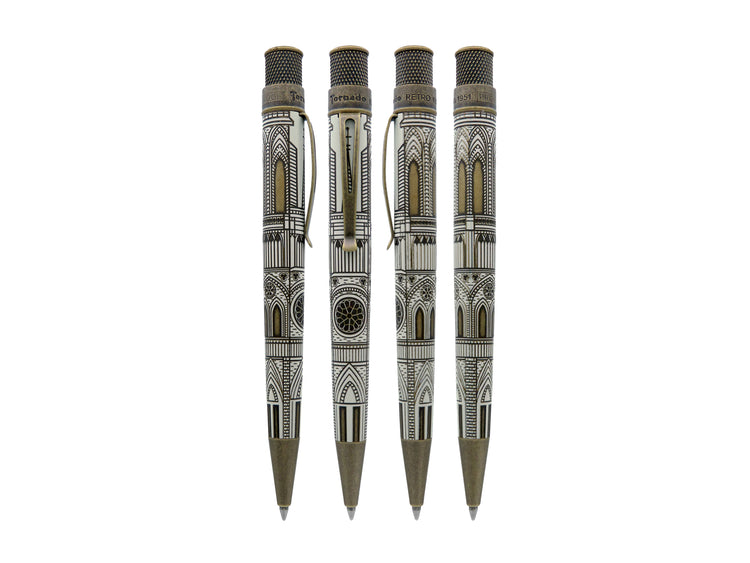Retro 51 Tornado Metalsmith Rollerball Pen in Cathedral
