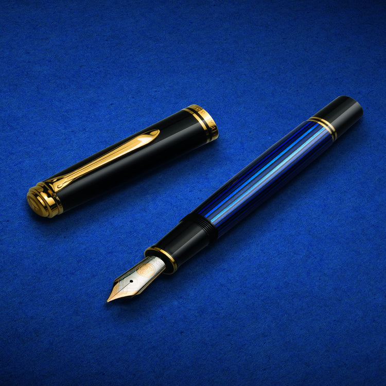 Pelikan Souverän M1000 Fountain Pen in Black - Blue
