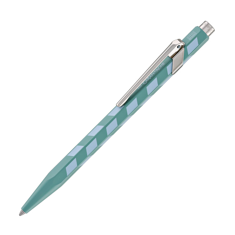 Caran d'Ache 849 Mosaic Ballpoint Pen in Water Green