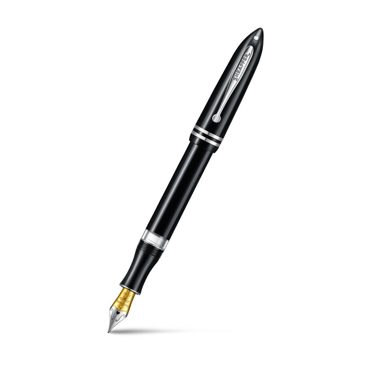 Sheaffer Balance III E892 Fountain Pen in Glossy Black & Chrome Trims
