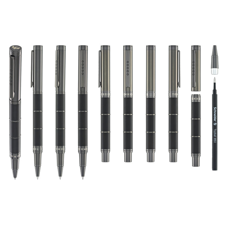 Tom Hessin Revolution Rollerball Pen in Charcoal