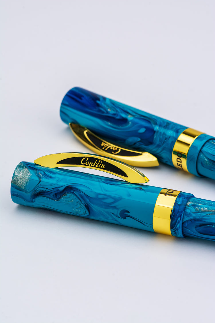 Conklin Toledo Rollerball Pen in Tidal Pool - Limited Edition