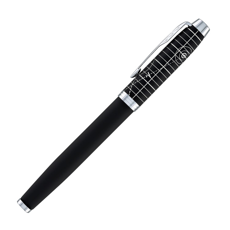 Parker IM Premium Fountain Pen in Legacy of Flight with Chrome Trim - Fine Point