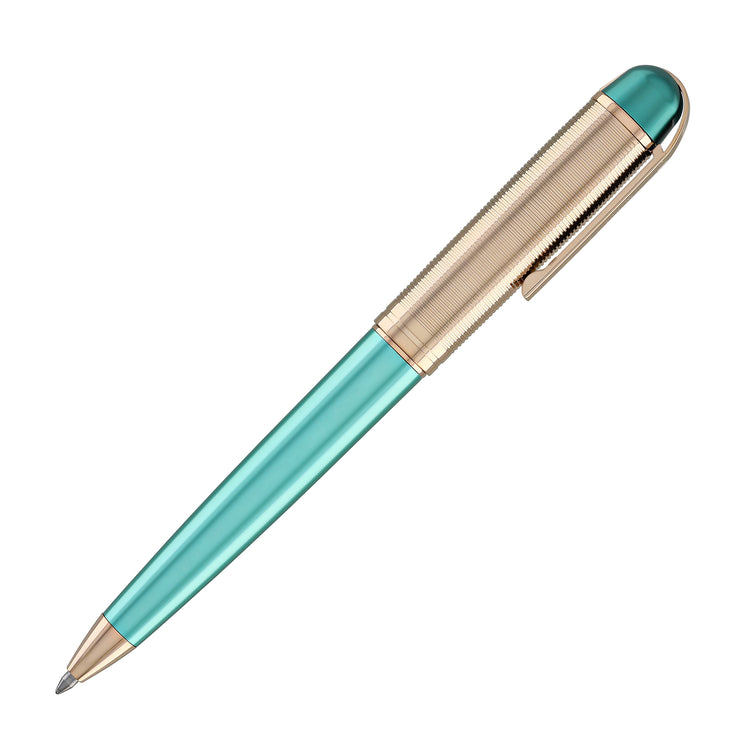 Wahl Eversharp Skyline Ballpoint Pen in Emerald with Rose Gold Trim
