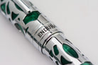 Conklin Endura Deco Crest Ballpoint Pen in Green with Chrome Trim