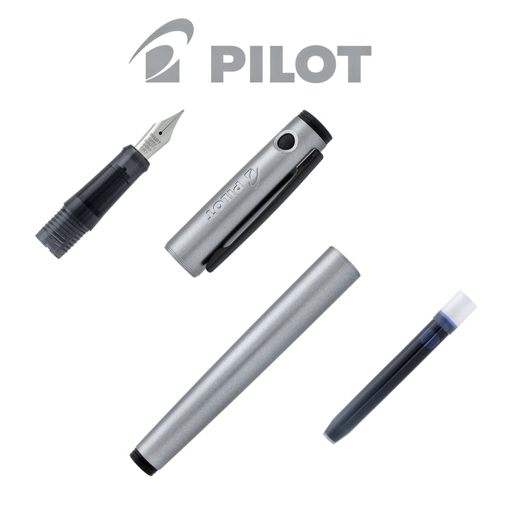 Pilot Explorer Fountain Pen in Gray - Fine Point