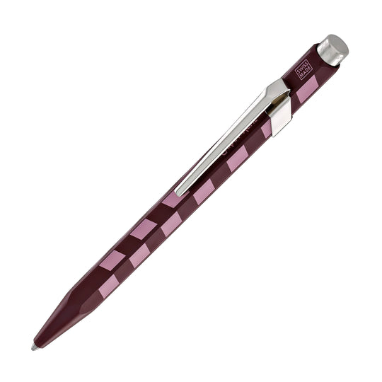 Caran d'Ache 849 Mosaic Ballpoint Pen in Garnet Red