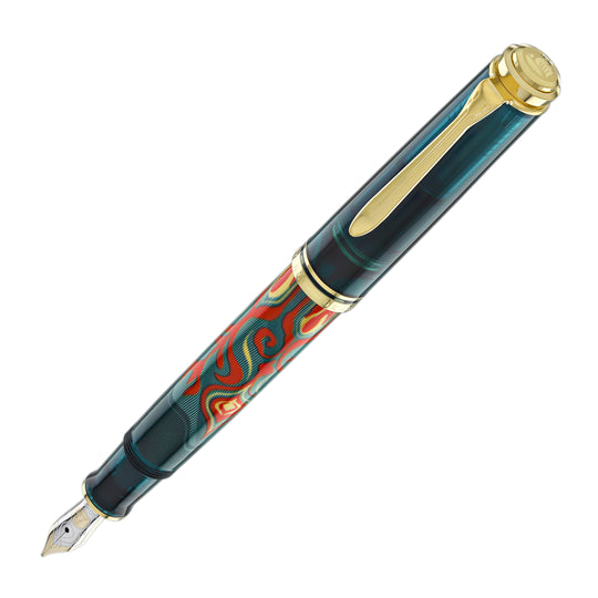 Pelikan Souveran M600 Fountain Pen in Rudi Rother Art Collection