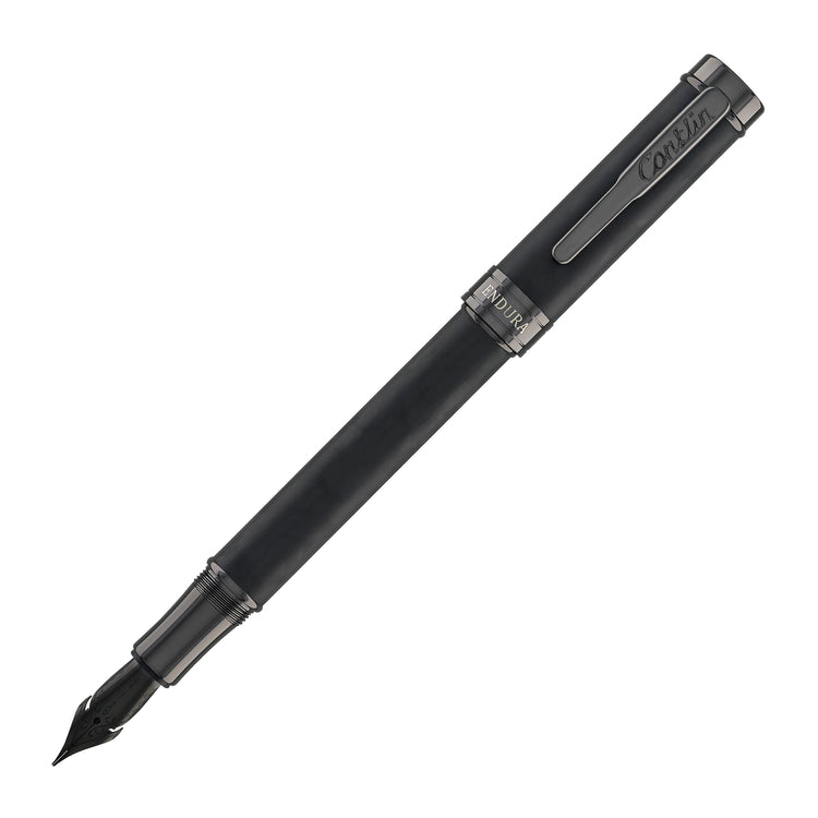 Conklin Endura Fountain Pen in Forged Carbon Fiber with Gunmetal Trim - Limited Edition