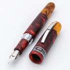 Conklin 1898 Spectra Fusion Fountain Pen in Burgundy with Chrome Trim - Limited Edition