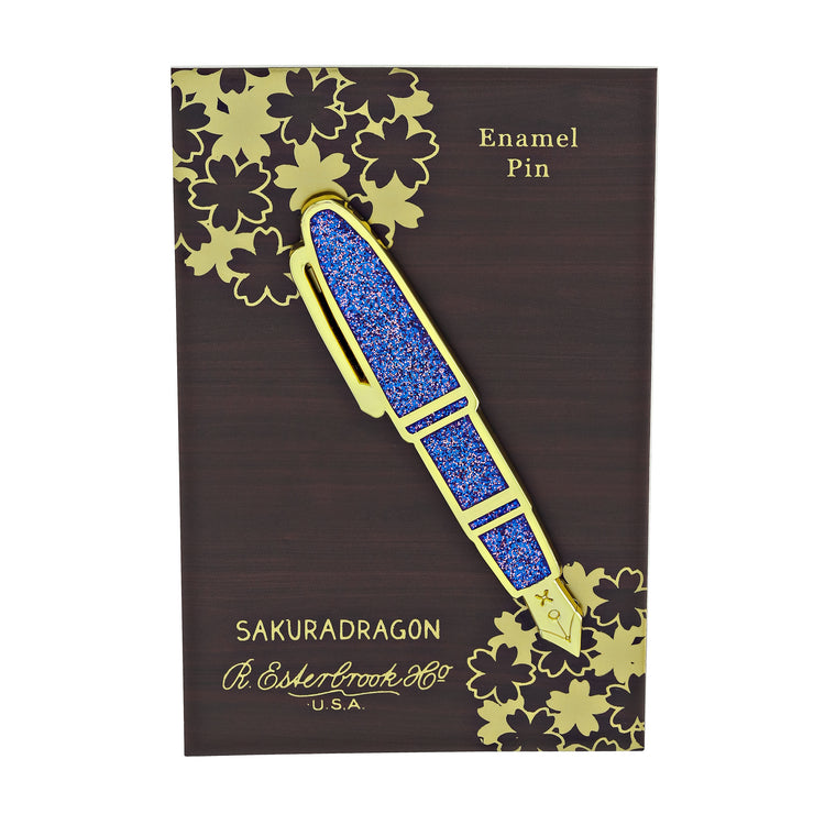 Esterbrook x Sakuradragon Sakura Street Pen Lapel Pin