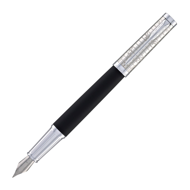 Parker Ingenuity Fountain Pen in Legacy of Flight with Chrome - Fine Point