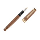 Pilot Custom Enju Fountain Pen in Japanese Enju Wood with Gold Trim - 14kt Gold Nib