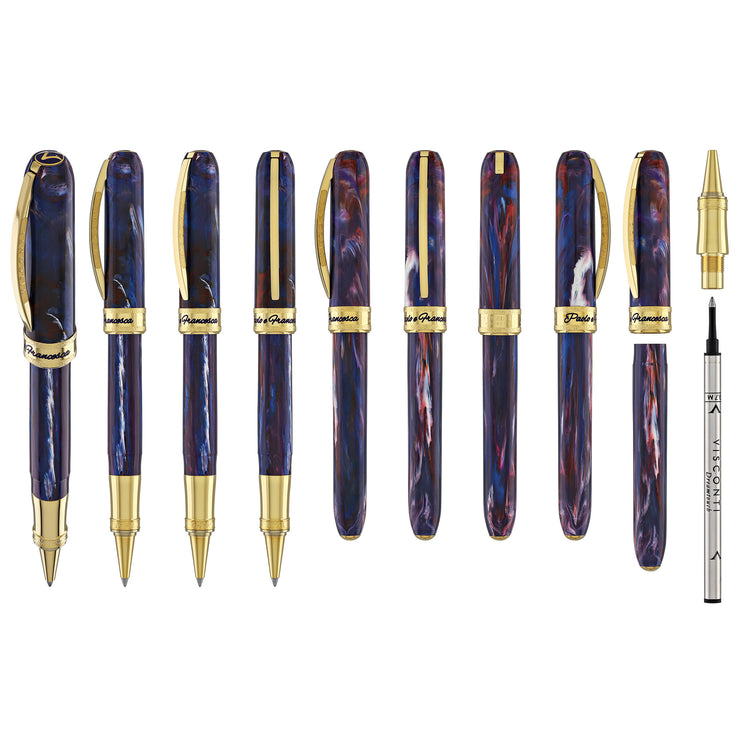 Visconti Comedia Rollerball Pen in Paolo & Francesca