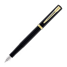 Waterman Impression Fountain Pen in Black with Gold Coated - Fine Point
