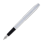 Cross Foundry Fountain Pen in Polished Chrome with Polished Chrome Appointments - Medium Nib
