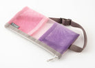 Midori Book Band Pen Case for B6 to A5 in Mesh Pink