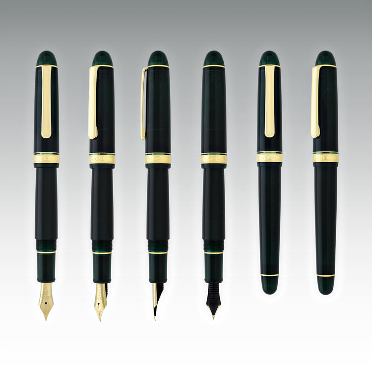 Platinum 3776 Century Fountain Pen in Laurel Green - 14K Gold