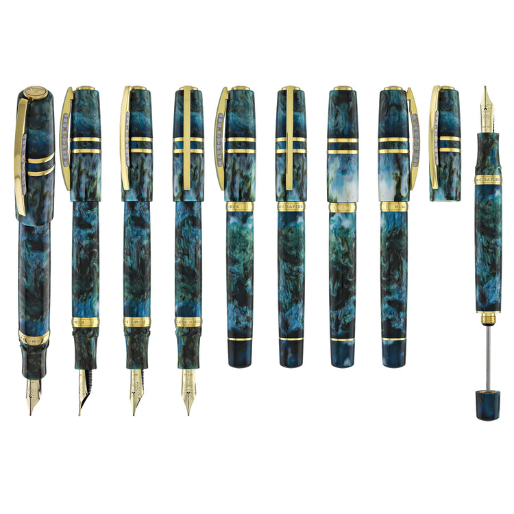 Visconti Homo Sapiens Nebula Fountain Pen in Eagle - Limited Edition