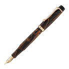 Opus 88 Harmony Fountain Pen in Brown with Rose Gold