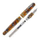 Leonardo Momento Zero Fountain Pen in Lava e Cenere