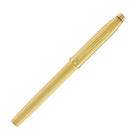 Cross Century II Selectip Rollerball Pen in Polished 23K Gold-Plated Engraved Diamond Pattern