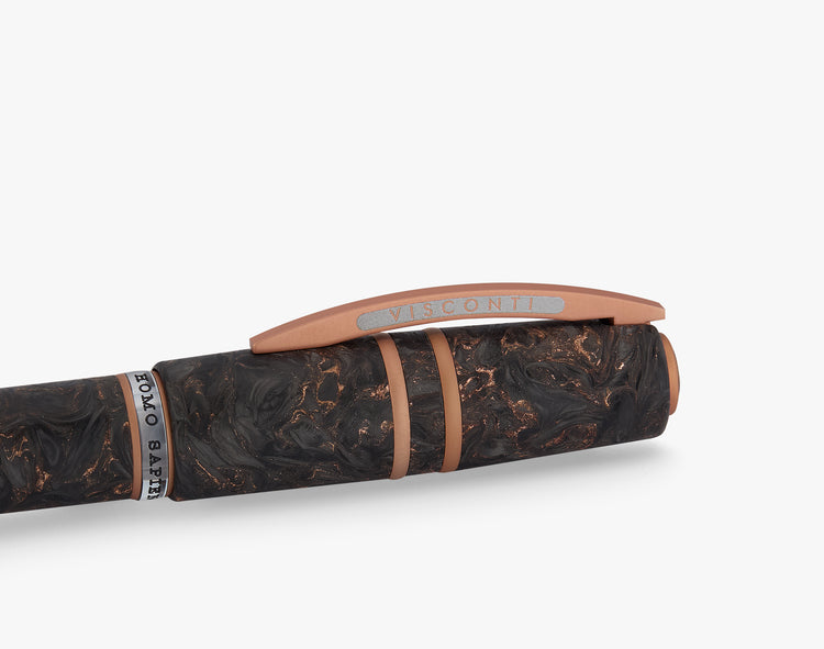 Visconti Homo Sapiens Fountain Pen in Carbon Rose - Limited Edition