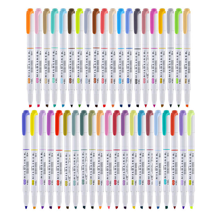 Zebra Mildliner Dual-Tip Highlighter in Yellow