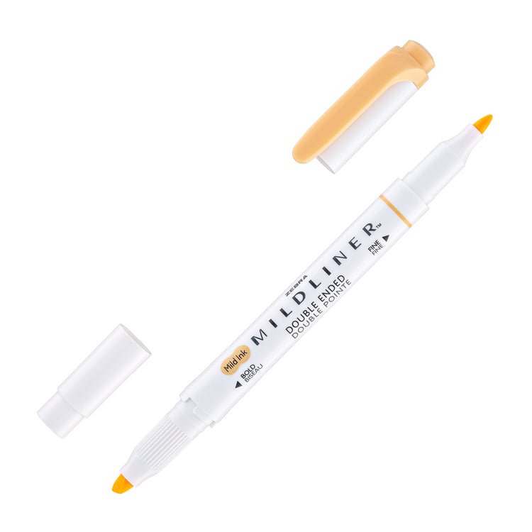 Zebra Mildliner Dual-Tip Highlighter in Orange