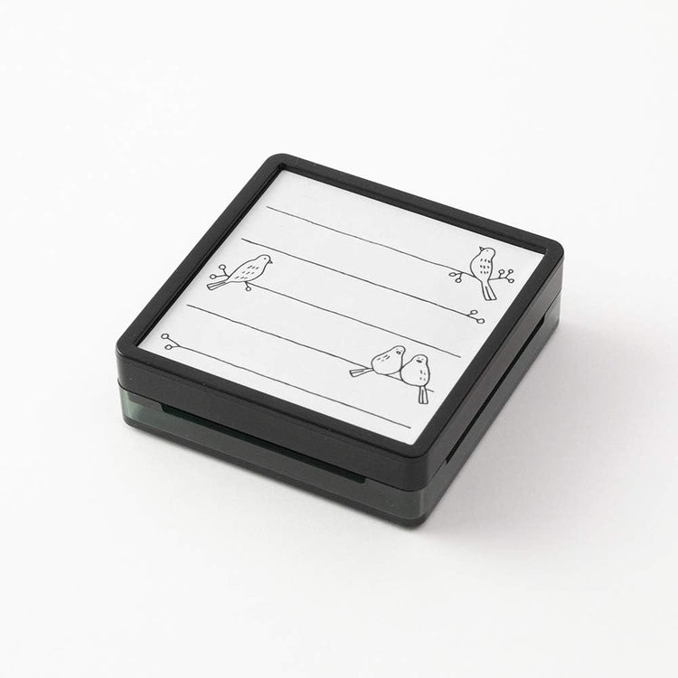 Midori Paintable Stamp Pre-Inked in Bird