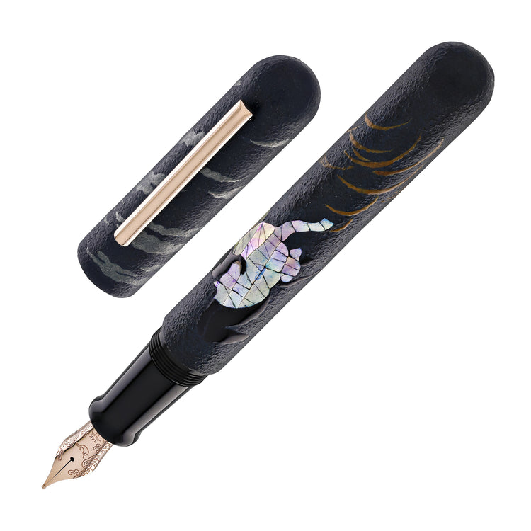 IKKAKU by Nahvalur Fountain Pen in Year of the Horse - 14k Gold