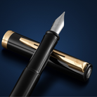 Waterman Impression Fountain Pen in Black with Gold Coated - Fine Point