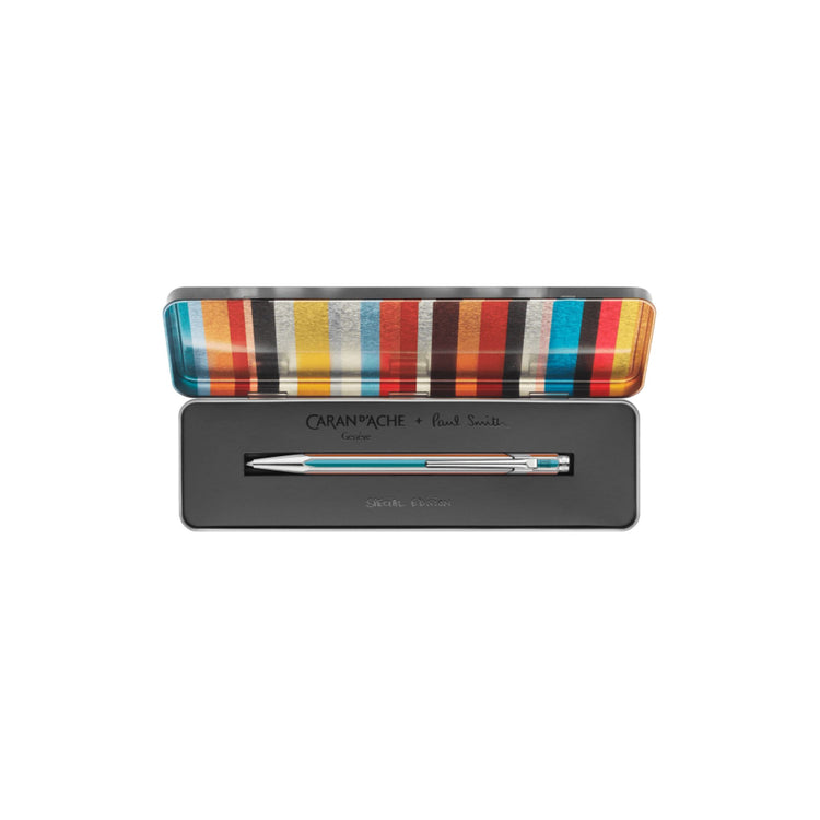 Caran d'Ache 849 Paul Smith 5 Ballpoint Pen in Silver - Medium