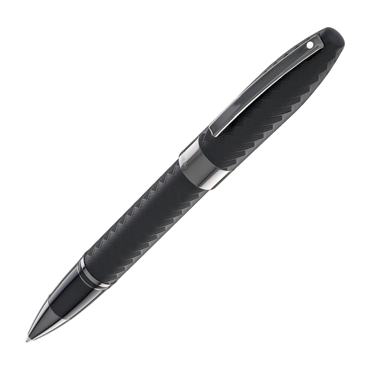 Sheaffer Legacy Chevro Rollerball Pen in Matte Black with PVD Gunmetal