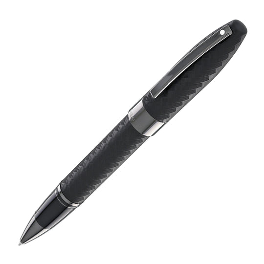 Sheaffer Legacy Chevro Rollerball Pen in Matte Black with PVD Gunmetal
