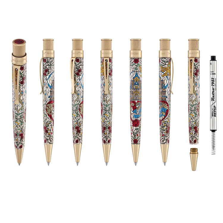 Retro 51 Tornado Rollerball Pen in Beauty and The Beast
