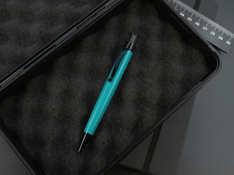 Retro 51 Tornado Stealth Lacquer Rollerball Pen in Deep Aqua