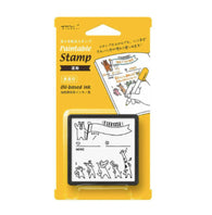 Midori Paintable Stamp Pre-Inked in Exercise