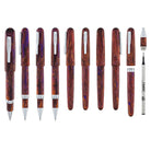 Conklin Streamline Rollerball Pen in Matte Sunset Medley with Chrome Trim - Limited Edition
